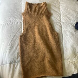Express Turtle Neck Tank Sweater